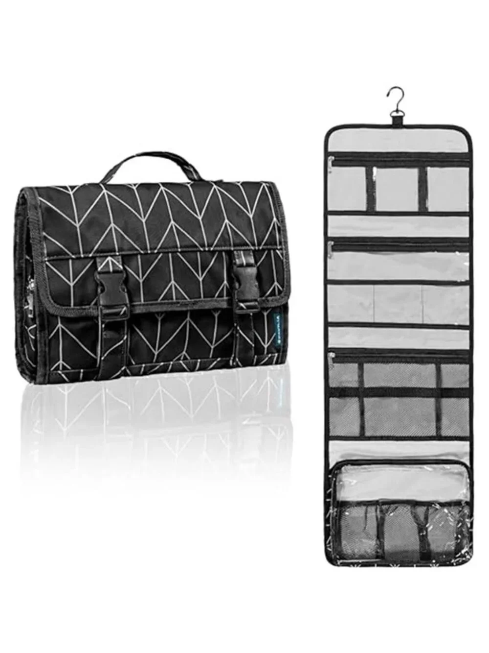 Large Hanging Toiletry Bag Travel Waterproof Cosmetic Makeup Organizer Case Kit